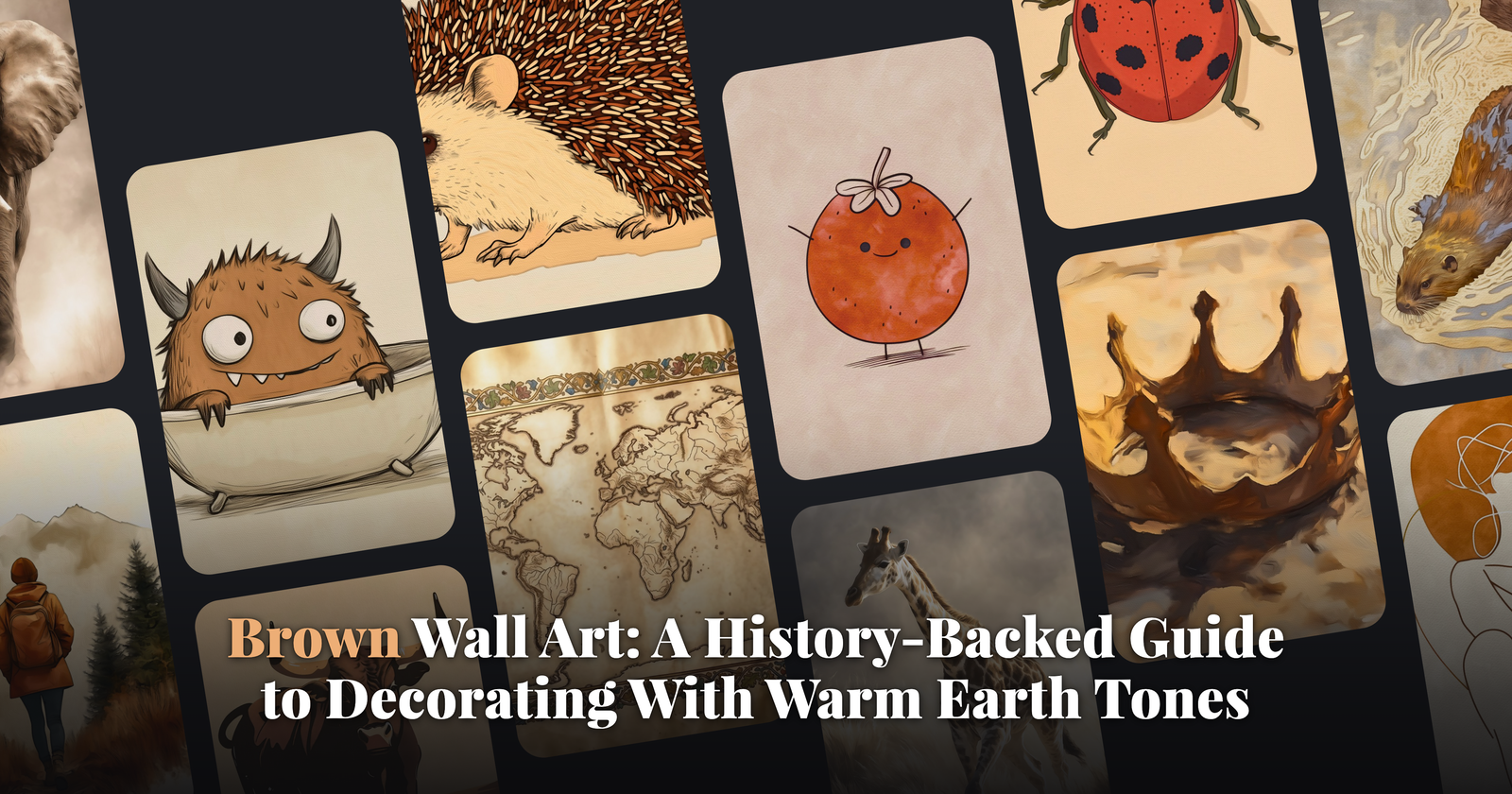 Brown Wall Art: A History-Backed Guide to Decorating With Warm Earth Tones: mosaic hero