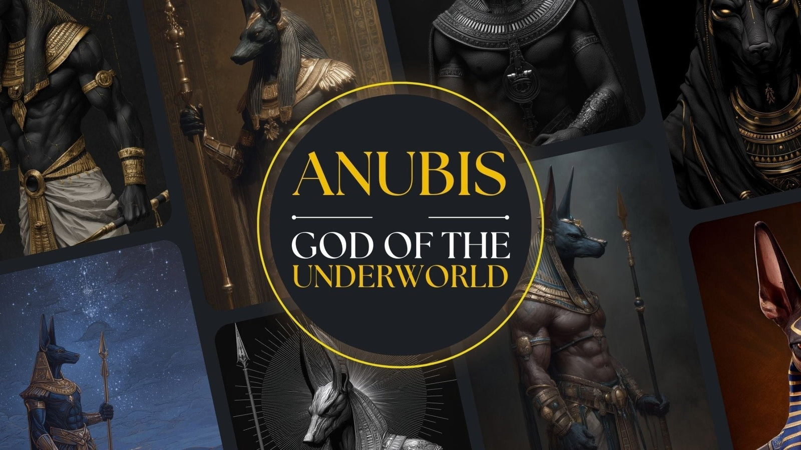 Anubis: The Egyptian God of the Dead in Art and Mythology - Luxury Wall Art