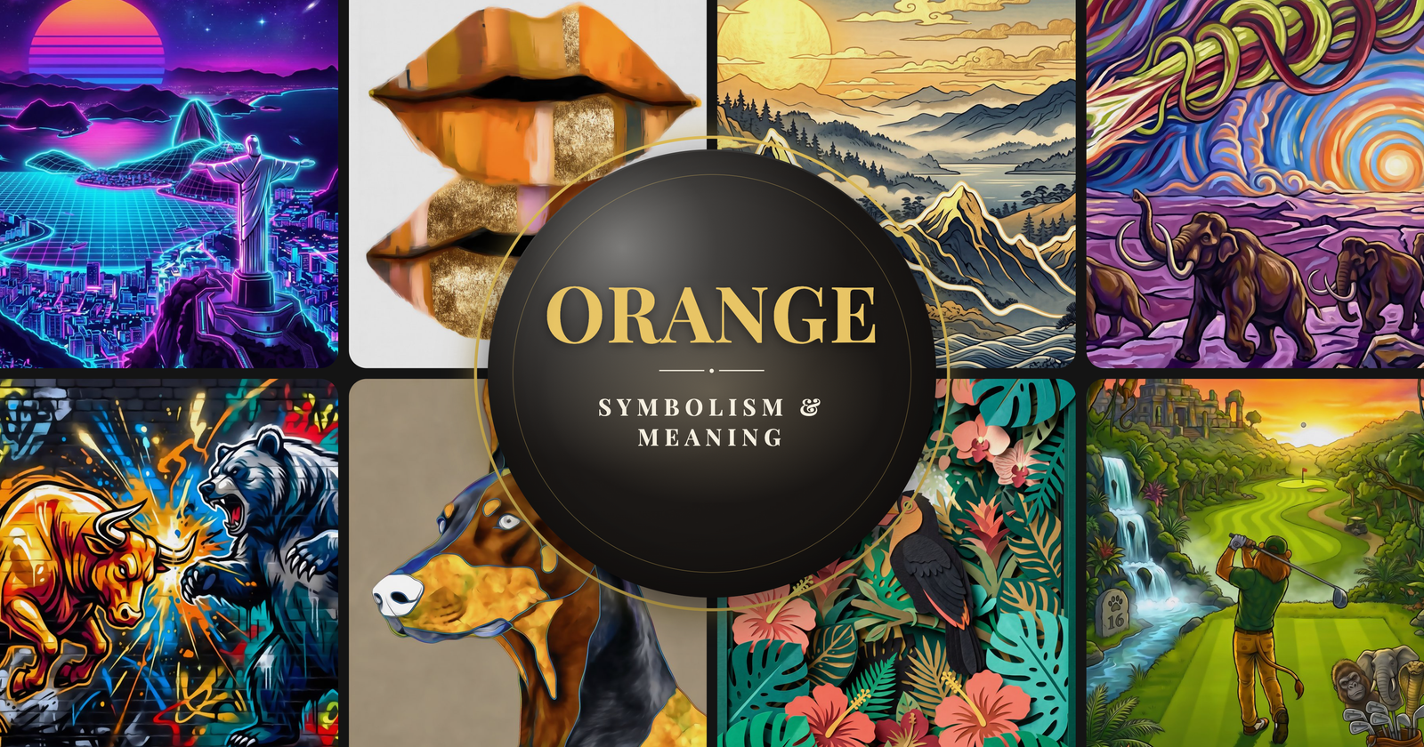 Orange art