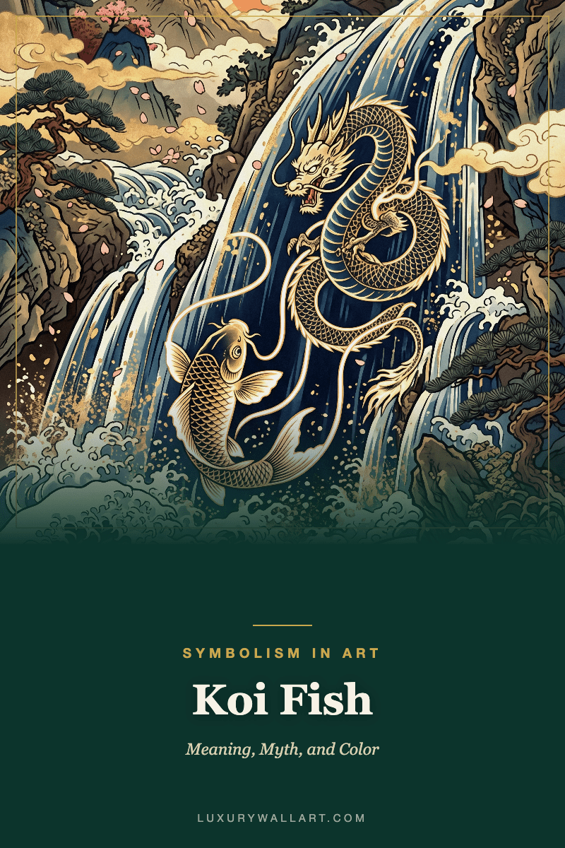 Koi Fish Art: Symbolism, Meaning, and Color - Luxury Wall Art