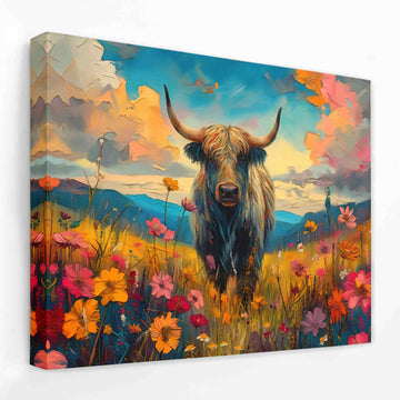 Highland Cow Art