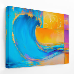 3D Waves - Luxury Wall Art