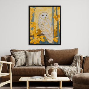 Autumn Owl Perched