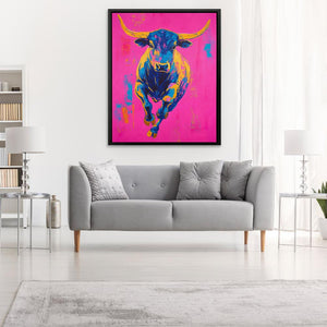 Color Burst Bull
