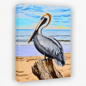 Driftwood Pelican Perch