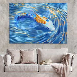 Golden Crest Koi