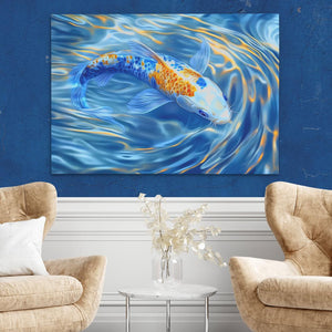 Golden Crest Koi