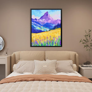 Lavender Mountain Fields