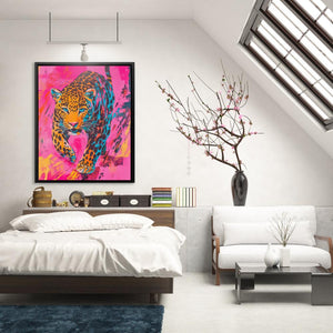 Neon Leopard Power