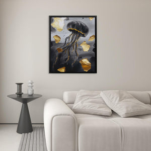 Noir Gold Jellyfish