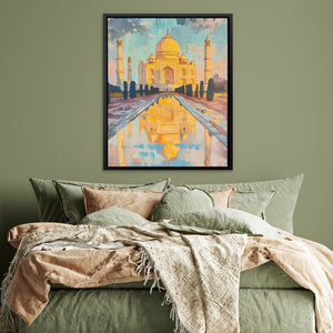 Reflection of the Taj Mahal