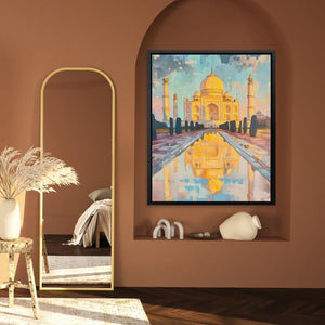 Reflection of the Taj Mahal