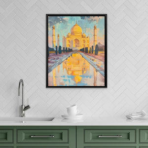 Reflection of the Taj Mahal