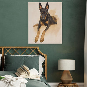 Regal Doberman Portrait