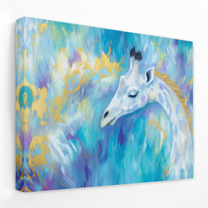 Serene Sky Giraffe