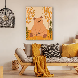 Smiling Bear in Nature