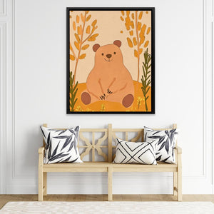 Smiling Bear in Nature