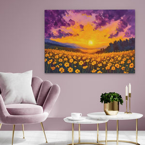 Sunset Field of Gold