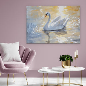 Sunset Swan