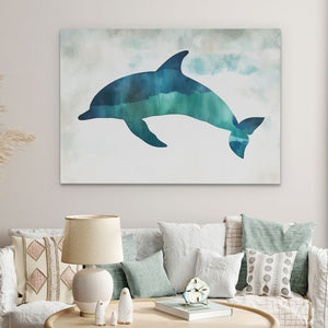 Teal Dolphin Jump