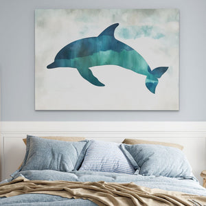 Teal Dolphin Jump