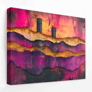 a painting on a wall of some sort