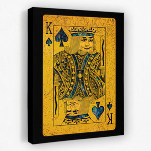 Abalone King of Spades - Luxury Wall Art