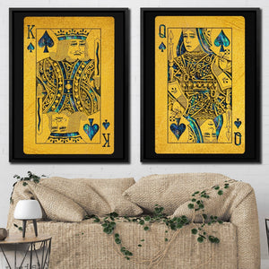 Abalone Royal Spades Cards - Luxury Wall Art