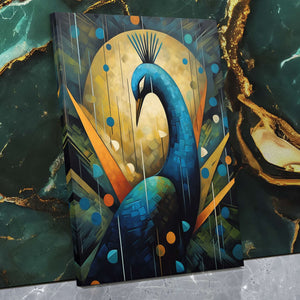 Abstract Avian Beauty - Abstract Wall Art in Black Frame