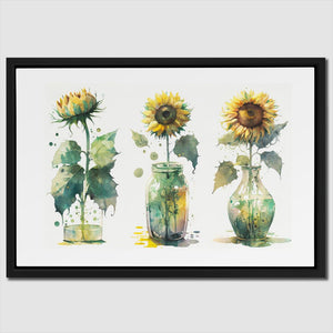 Abstract Sunflowers - Luxury Wall Art