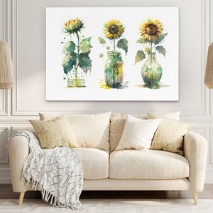 Abstract Sunflowers - Luxury Wall Art
