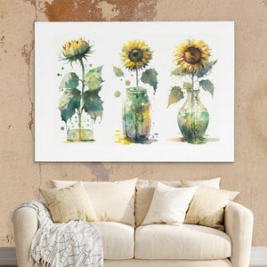 Abstract Sunflowers - Luxury Wall Art