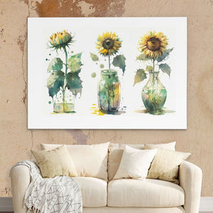 Abstract Sunflowers - Luxury Wall Art