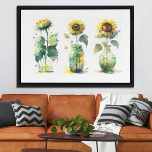 Abstract Sunflowers - Luxury Wall Art