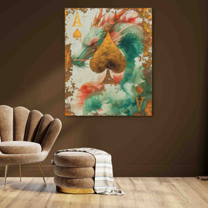 Ace of Dragons - Luxury Wall Art