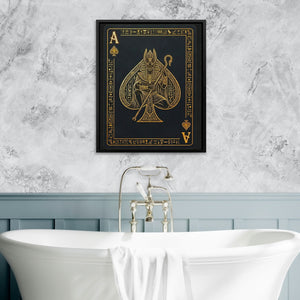 Ace Of Spades Egyptian Card — Ace Of Spades Egyptian Card Bathtub Granite Wall 19