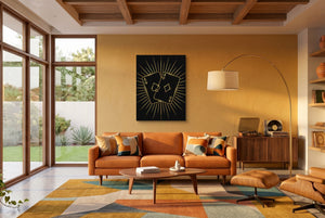 Aces Golden Radiance โ aces golden radiance living room interior space 1port flush print