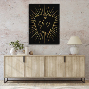 Aces Golden Radiance โ aces golden radiance sq hallway granite wall 1port flush print