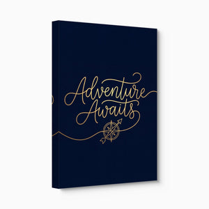 Adventure Awaits Line - Luxury Wall Art