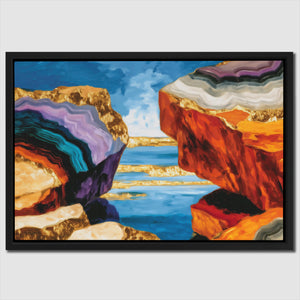 Agate Cliffs Portal - Luxury Wall Art