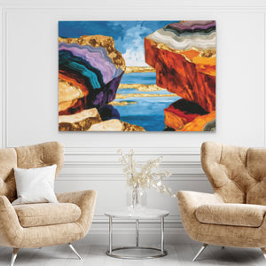 Agate Cliffs Portal - Luxury Wall Art
