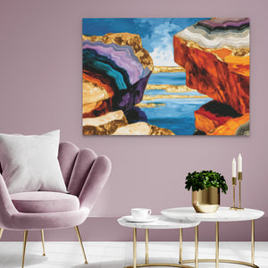Agate Cliffs Portal - Luxury Wall Art
