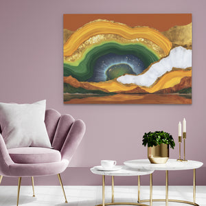 Agates Hidden Chamber - Luxury Wall Art