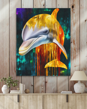 Albino Dolphin Melt — Albino Dolphin Melt Wood Walls With Table 318