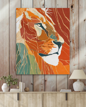 Albino Lion Mist — Albino Lion Mist Wood Walls With Table 320