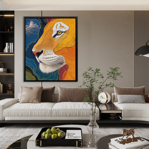 Albino Tiger Color Field — Albino Tiger Color Field Luxury Room Couch 116