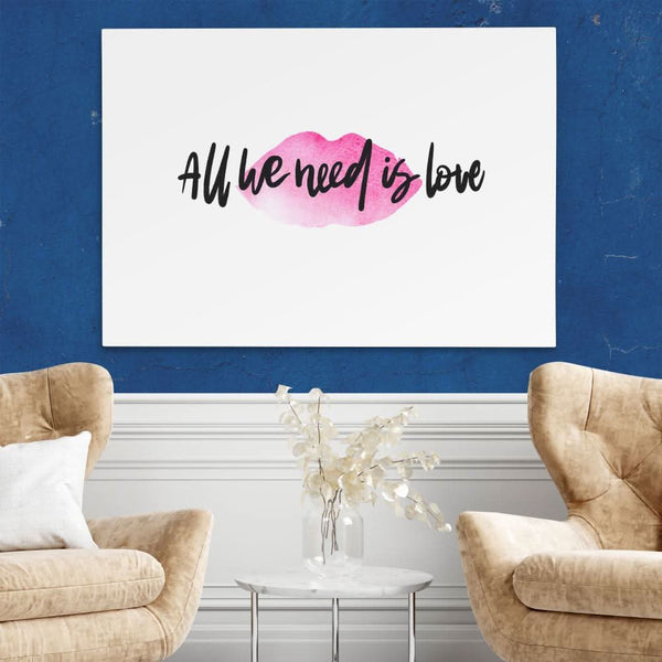 All We Need Is Love in a room