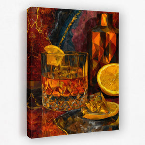 Amber Citrus Luxe - Luxury Wall Art