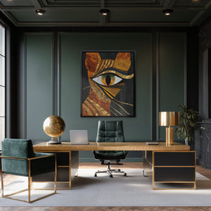 Amber Eye Oracle - Luxury Wall Art