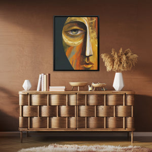 Amber Profile Oracle - Luxury Wall Art